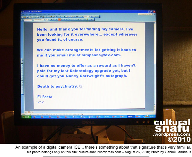 In Case of Emergency