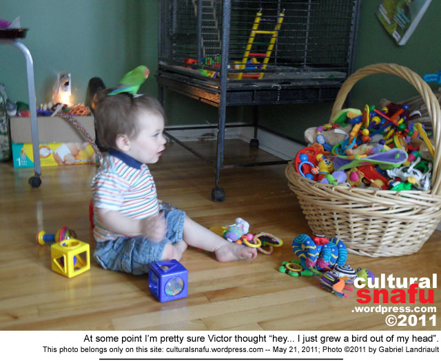 Victor and his new friend Oboe