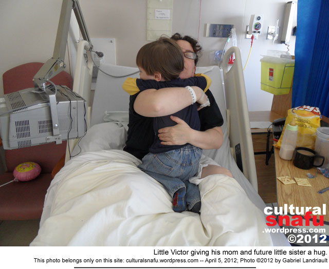 Evangeline's first photo