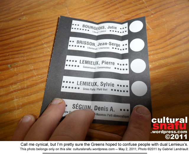 Vankleek Hill voting